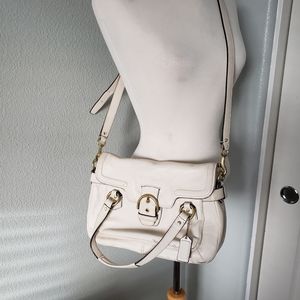 Coach purse Cream color
